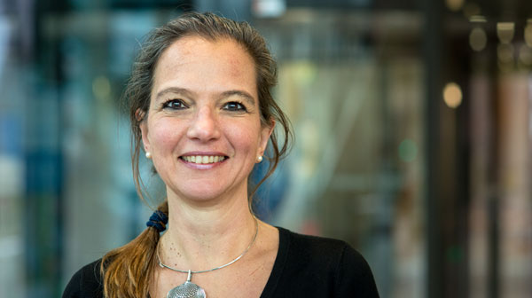 Prof. Sabine Attinger, Leiterin Themenbereich Smarte Modelle und Monitoring. Foto: Sebastian Wiedling/UFZ